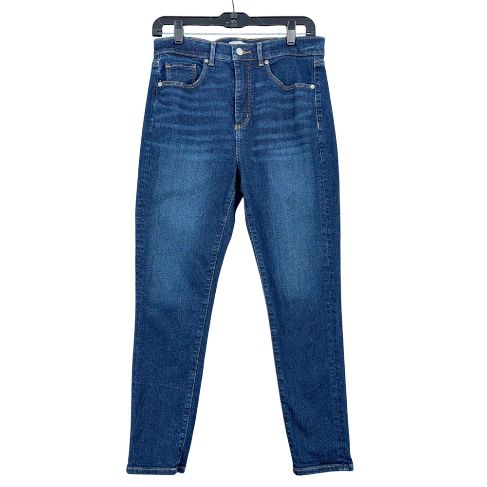 LOFT Skinny Jeans Women 10/30 Cotton Lyocell Dark Wash Blue